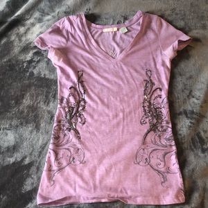 Miss me light purple v neck